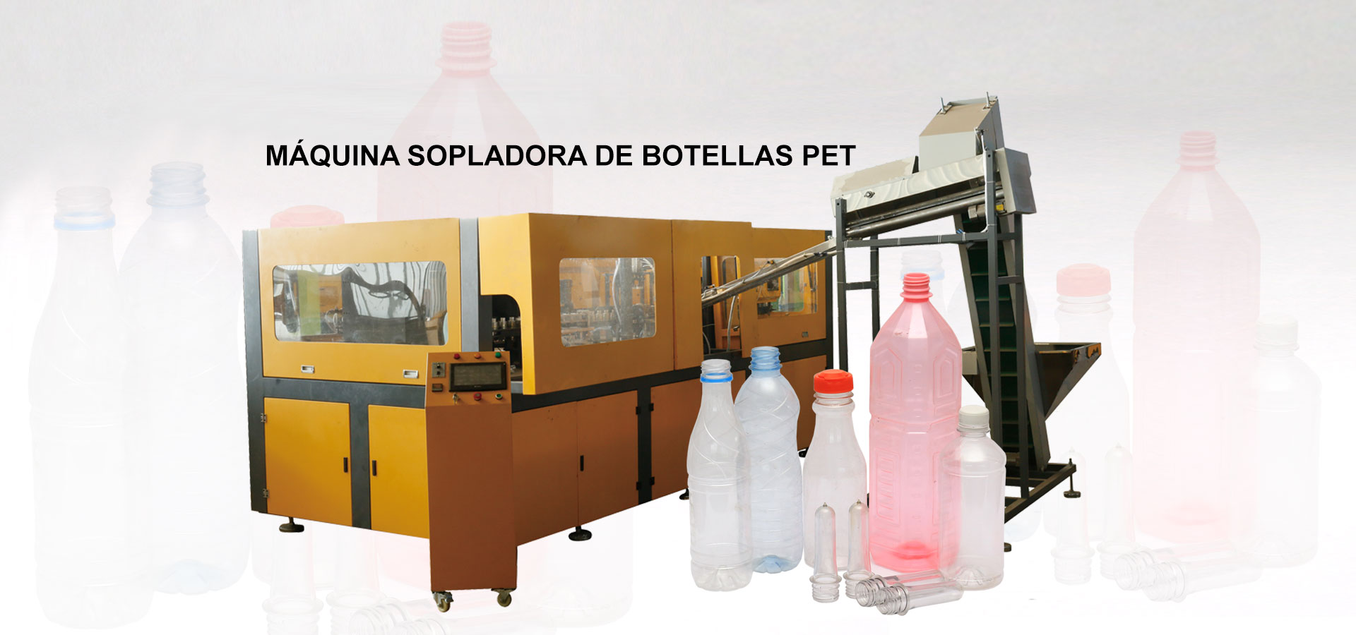 Máquina sopladora de botellas PET